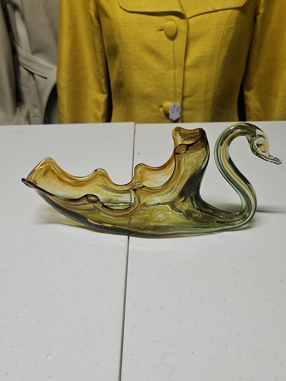 Vintage Swan Murano Style Dish